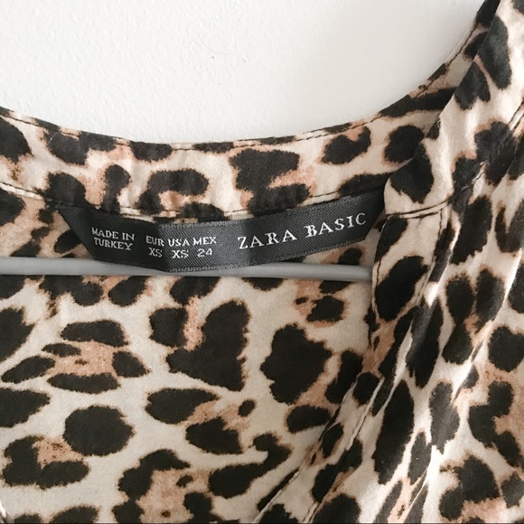 Zara leopard blouse - Picture 3 of 16